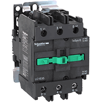 Контактор (магнитный пускатель) Schneider Electric EasyPact TVS(TeSys E) LC1E95M5 на ток до 95 А для коммутации двигателей до 45 кВт(400В)