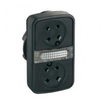 ZB5AW7A9 Головка для кнопки с двумя головками и подсветкой Harmony XB5 ZB5 Schneider Electric